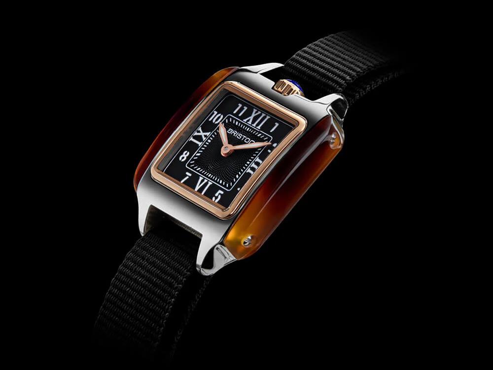 Montre à Quartz Briston Streamliner Kennedy, Acier, Noir, 252030.PRA.T.1.NB