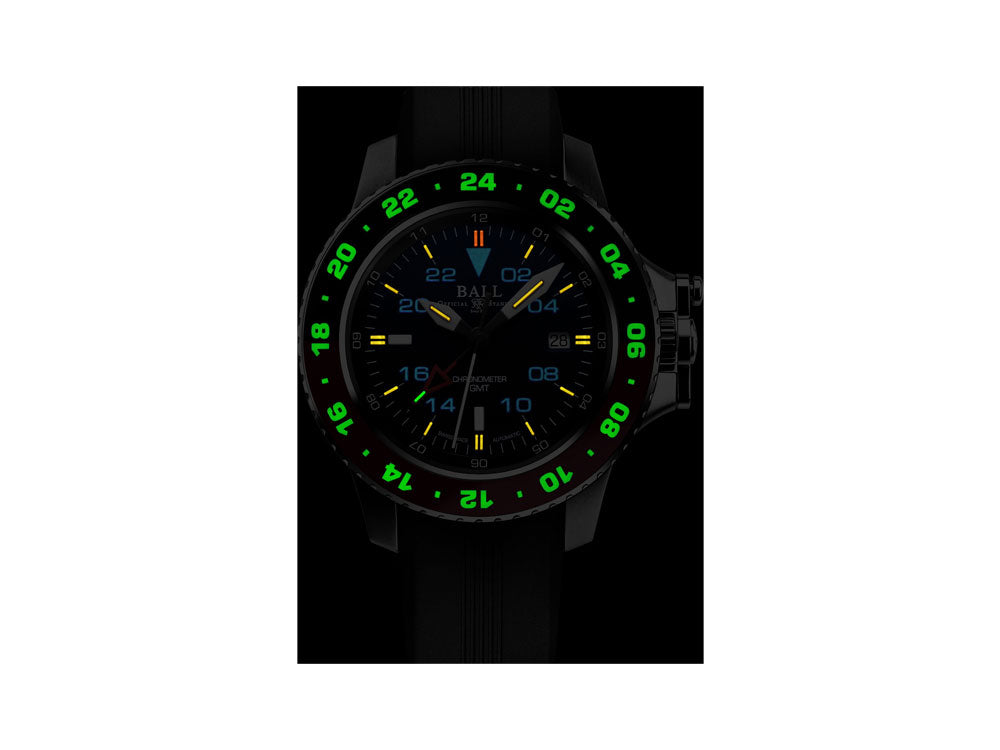 Montre Automatique Ball Engineer Hydrocarbon AeroGMT II, COSC, DG2018C-P3C-BK