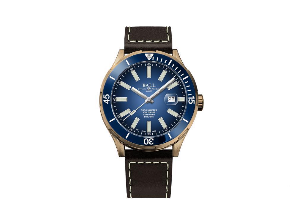 Montre Automatique Ball Roadmaster M Marvelight Bronze, DD3072B-L4CJ-BER