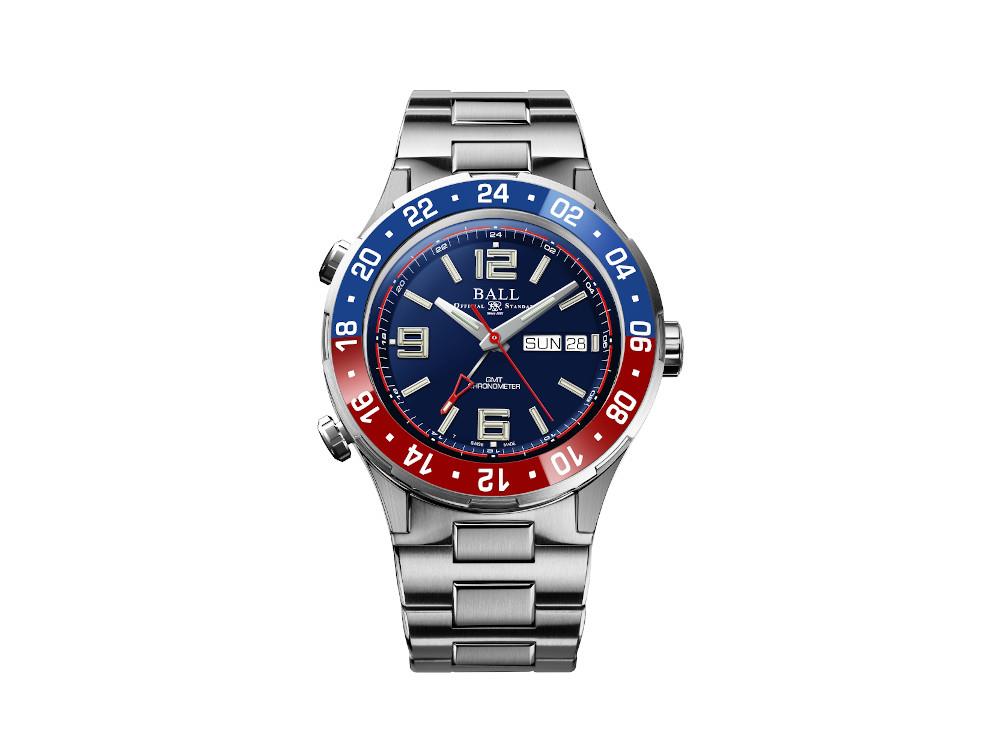 Montre Automatique Ball Roadmaster Marine GMT, Ed. Limitée, COSC, DG3030B-S4C-BE