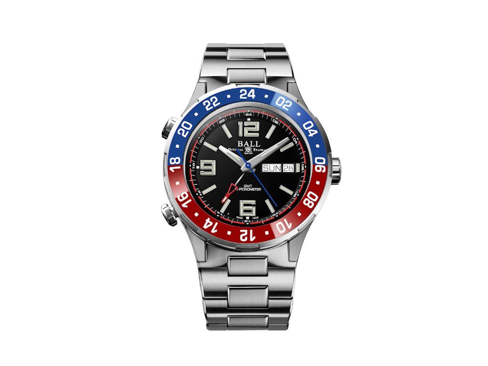 Montre Automatique Ball Roadmaster Marine GMT, Ed. Limitée, COSC, DG3030B-S4C-BK