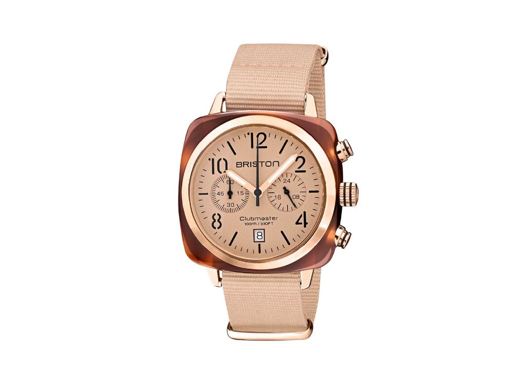 Montre à Quartz Briston Clubmaster Classic Terracotta, 40 mm, 20140.PRA.T.36.NTN