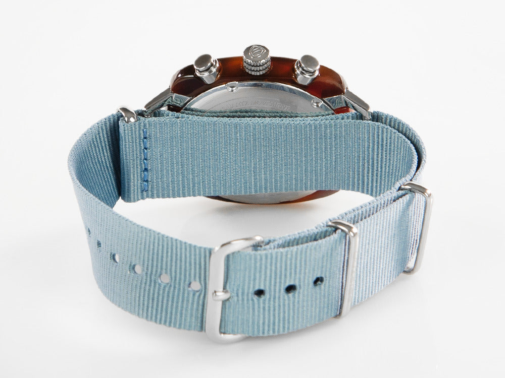 Montre à Quartz Briston Clubmaster Sport, Bleu, 42 mm, 20142.SA.TS.25.NIB