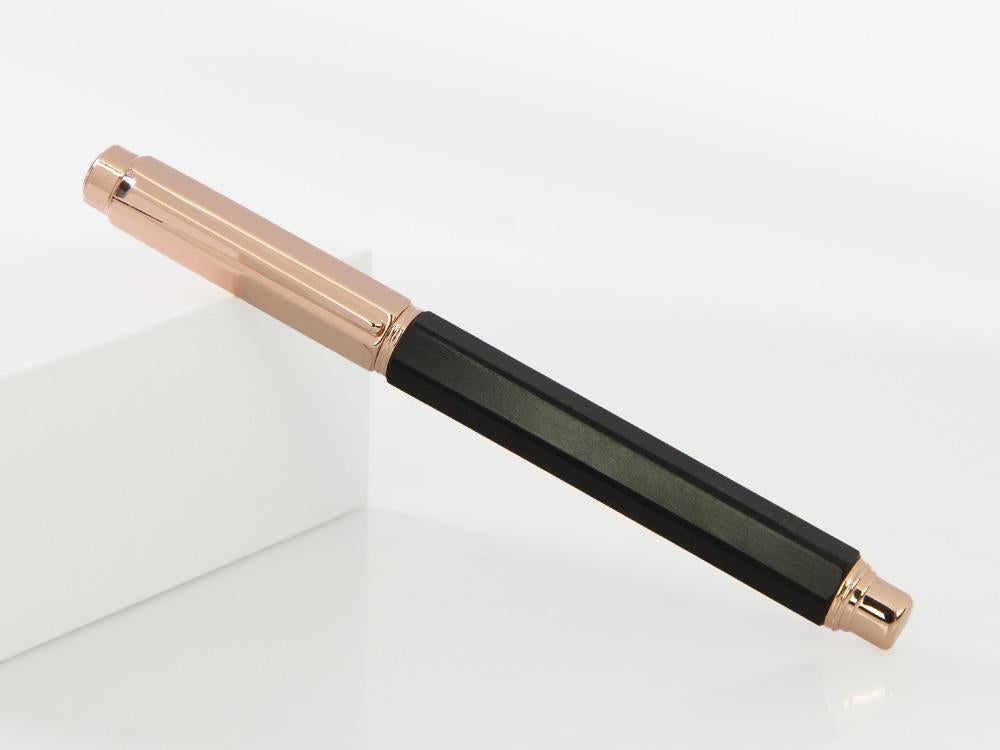 Stylo Plume Caran d´Ache Varius Ebony, PVD Or Rosé, Marron, 4490.142