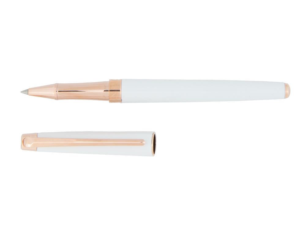 Roller Caran d´Ache Léman Slim White Rosegold, Laque, Blanc, 4771.001