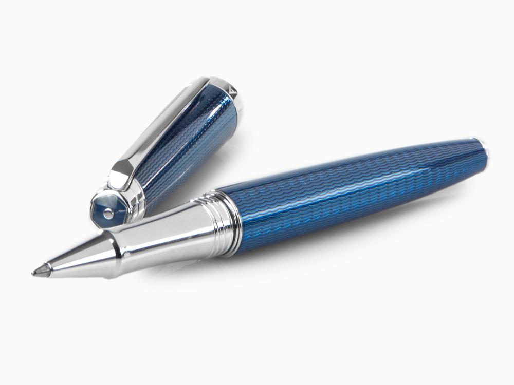 Roller Caran d´Ache Léman Grand Bleu, Lacque, Garnitures en Rhodium, 4779.168