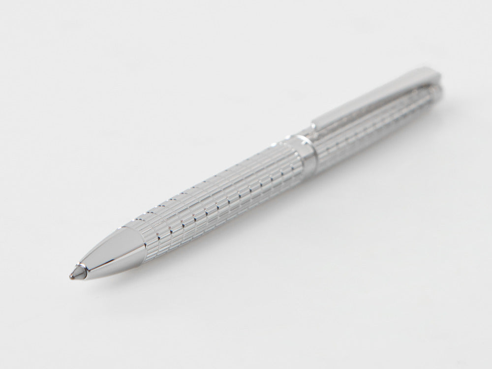 Stylo bille Caran d'Ache Léman Slim Lights, Rhodium, Argent, 4781.386