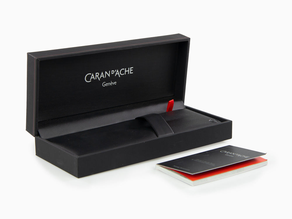 Stylo bille Caran d'Ache Léman Slim Lights, Rhodium, Argent, 4781.386