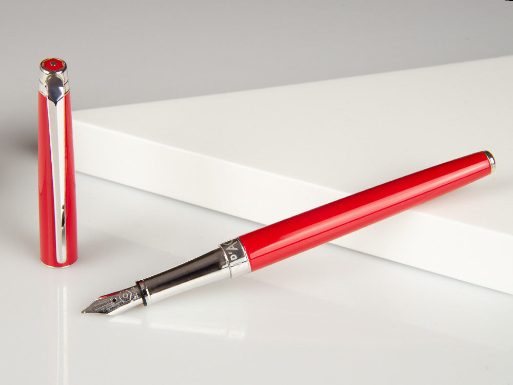 Stylo Plume Caran d´Ache Léman Slim Scarlet Red, Laque, Rouge, 4791.770