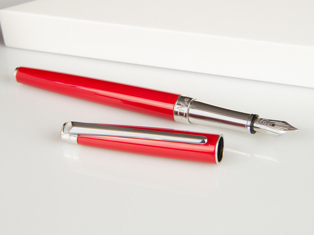 Stylo Plume Caran d´Ache Léman Slim Scarlet Red, Laque, Rouge, 4791.770