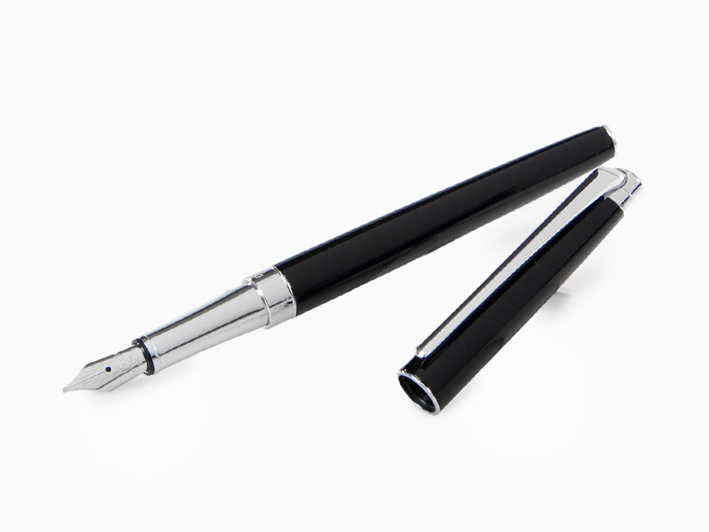 Stylo Plume Caran d´Ache Léman Slim Black Ebony, Laque, Noir, 4791.782