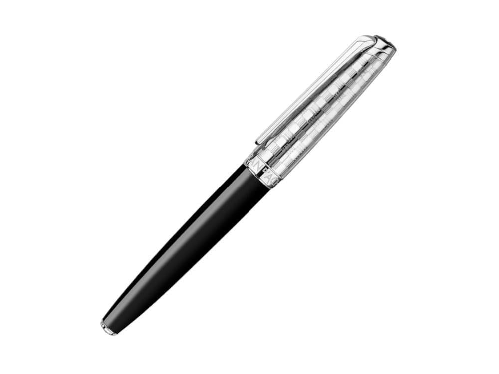 Stylo Plume Caran d'Ache Léman Damier & Étui en Cuir Noir, 4799.566