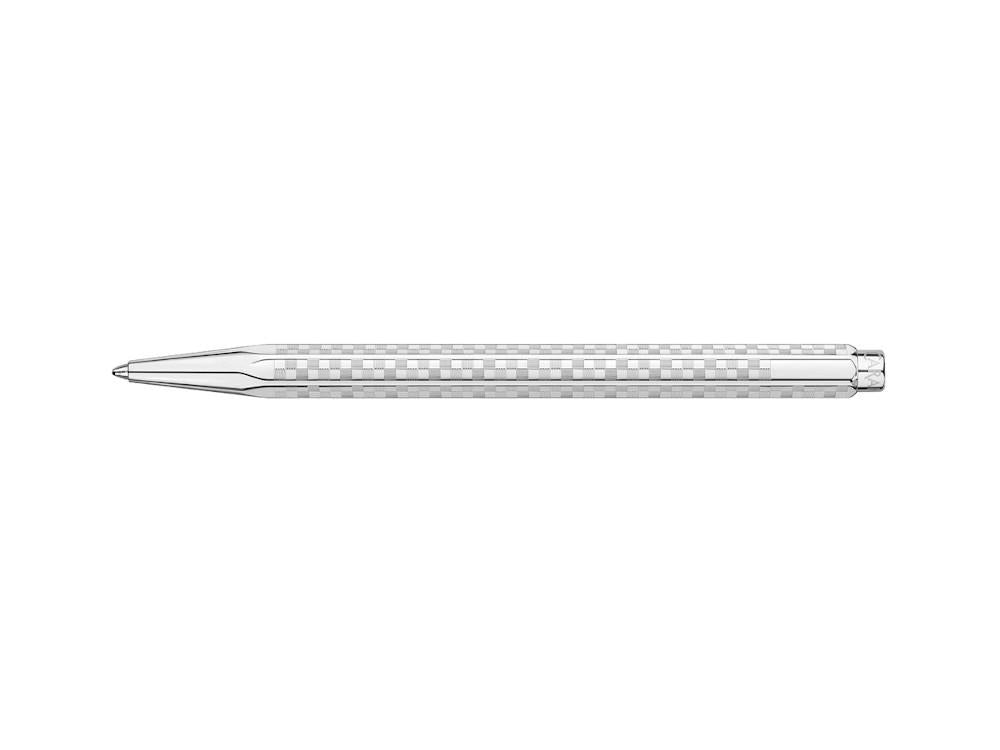 Stylo bille Set Caran d'Ache Ecridor Damier & Étui en Cuir Noir, 8902.566