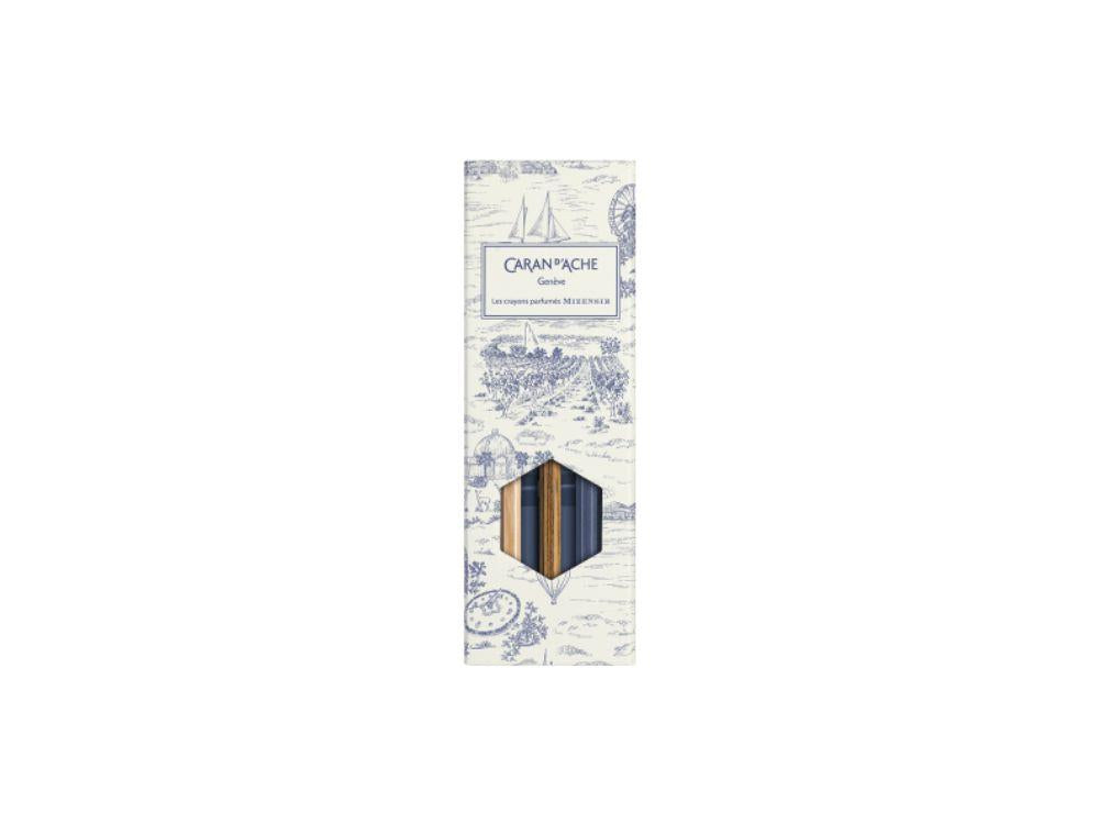 Coffret de crayons graphite parfumés Caran d'Ache Toile de Jouy, CC0361.026