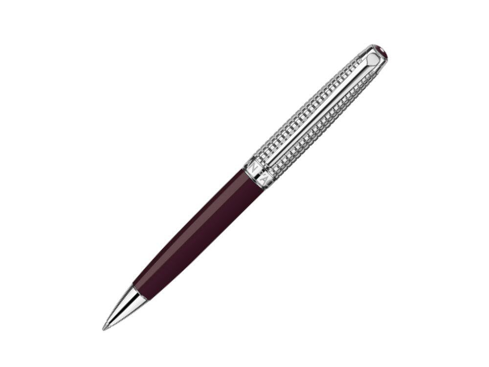 Stylo bille Caran d'Ache Léman Toile de Jouy & Leather Case, CC4789.026