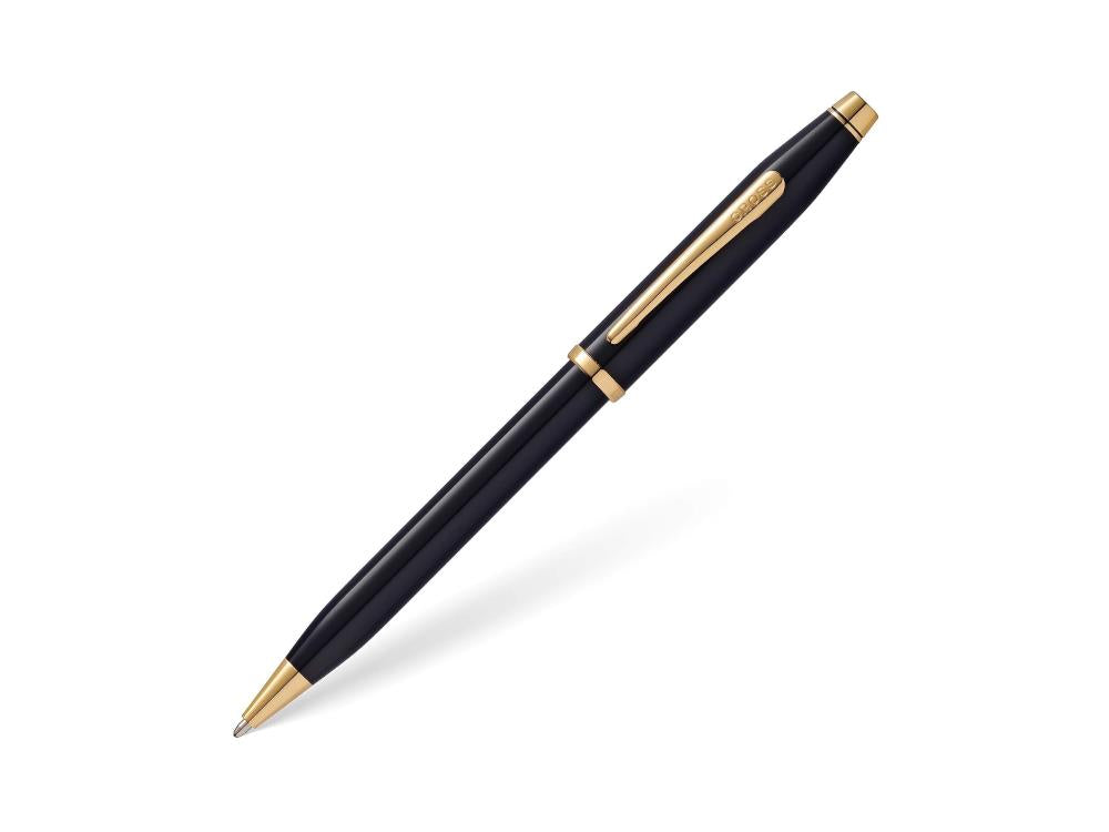 Stylo Bille Cross Century II - Laque Noire et Or
