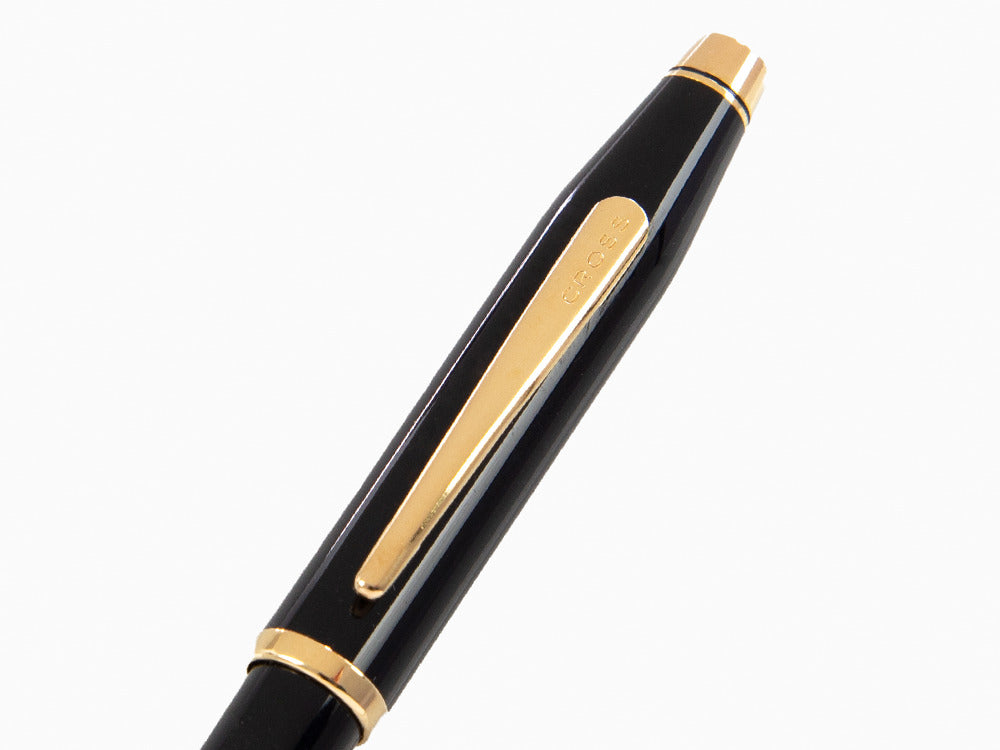 Stylo Bille Cross Century II - Laque Noire et Or