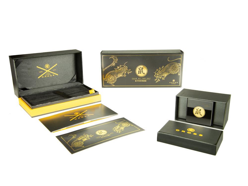 Stylo bille Cross Townsend Year of the Rat 2020, Bleu, AT0042-59