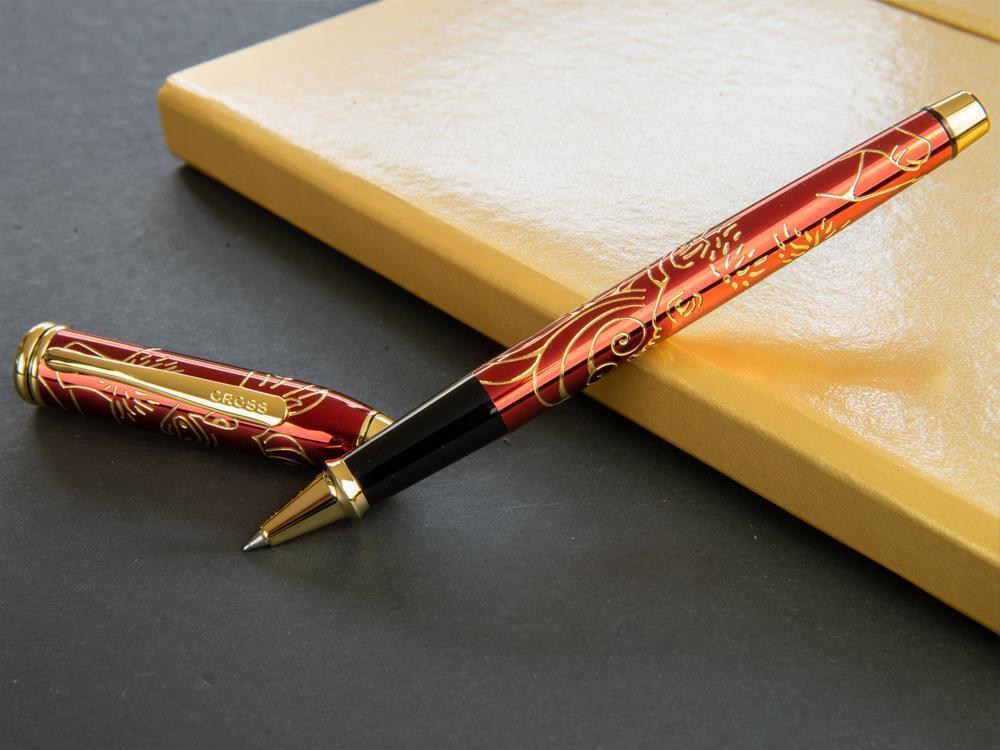 Roller Cross Townsend Year of the Pig 2019, Laque, Rouge, Or 23K, AT0045-55