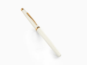 Stylo Plume Cross Century II, Laque perle blanche, Or Rosé, AT0086-113