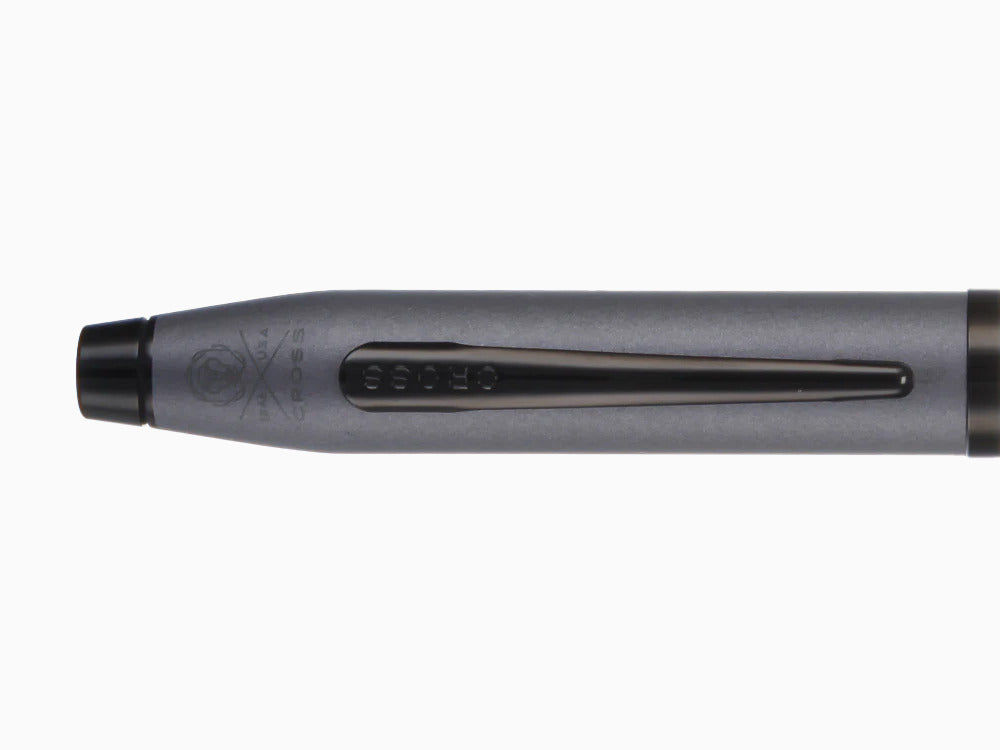 Stylo Plume Cross Century II, Gun metal, Gris, PVD, Mat, AT0086-115