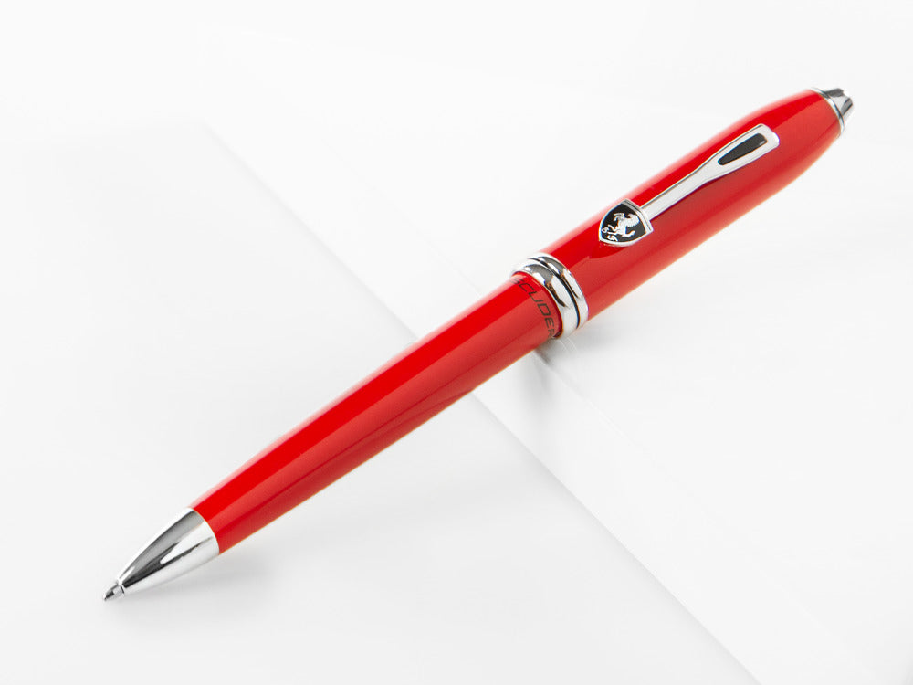 Stylo Bille Cross Ferrari Townsend, Laque, Rouge, Poli, Rhodium, FR0042-57