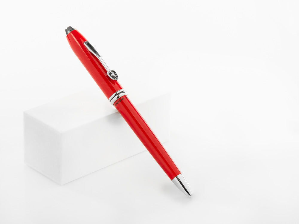 Stylo Bille Cross Ferrari Townsend, Laque, Rouge, Poli, Rhodium, FR0042-57