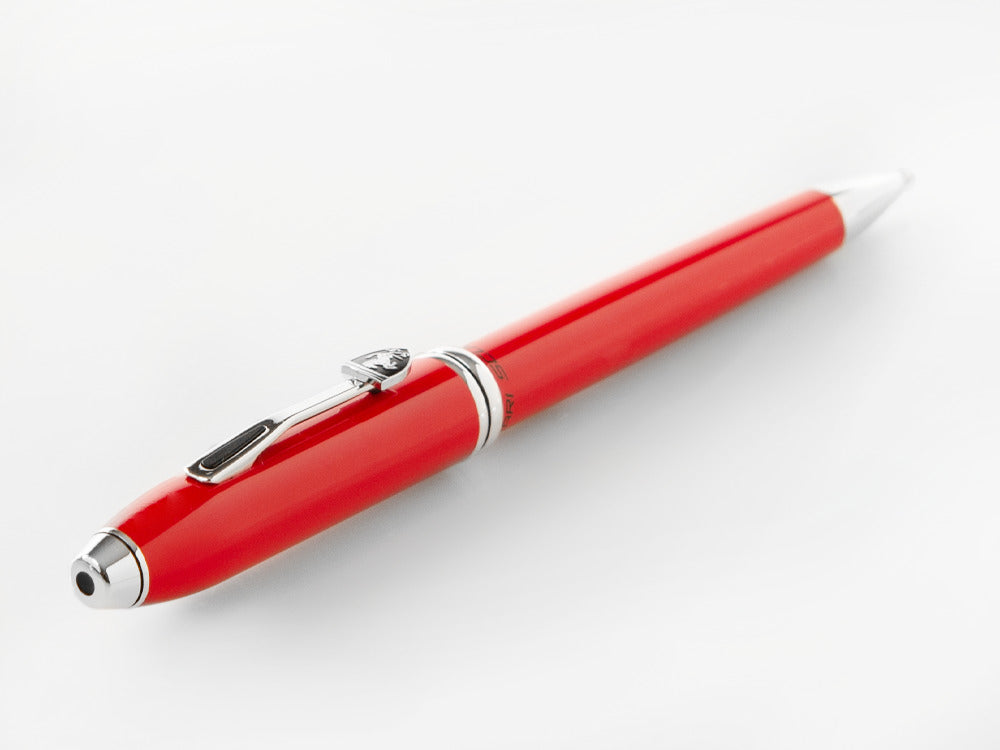 Stylo Bille Cross Ferrari Townsend, Laque, Rouge, Poli, Rhodium, FR0042-57