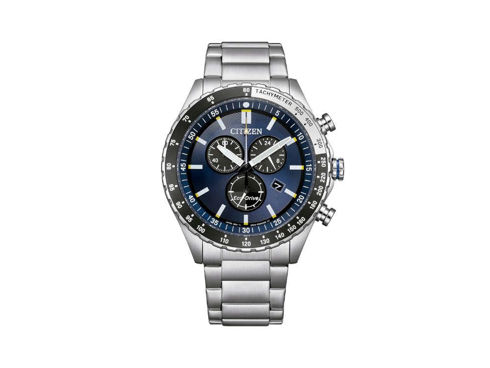 Montre à Quartz Citizen OF Chrono Sporty, Bleu, 43 mm, 10 atm, AT2569-80L