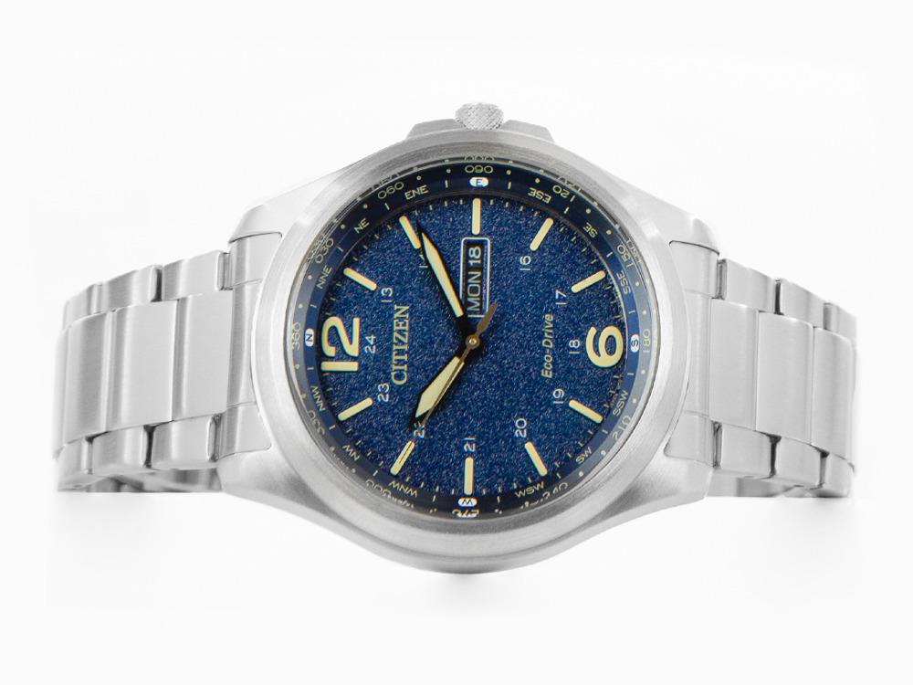Montre à Quartz Citizen OF Eco Drive J800, Bleu, 44 mm, 10 atm, AW0110-82L