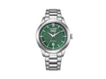 Montre à Quartz Citizen OF Elegant, Vert, 40.5 mm, 10 atm, AW0151-85X