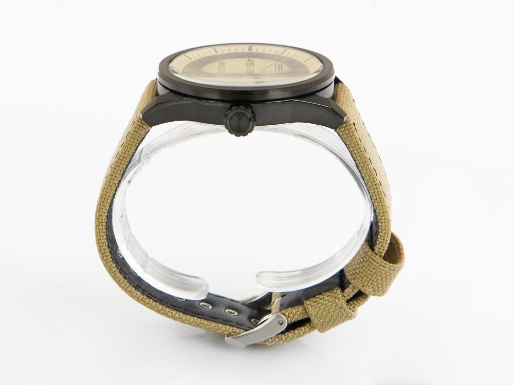 Montre à Quartz Citizen OF Aviator, Beige, 45 mm, Textile, 10 atm, AW1365-19P