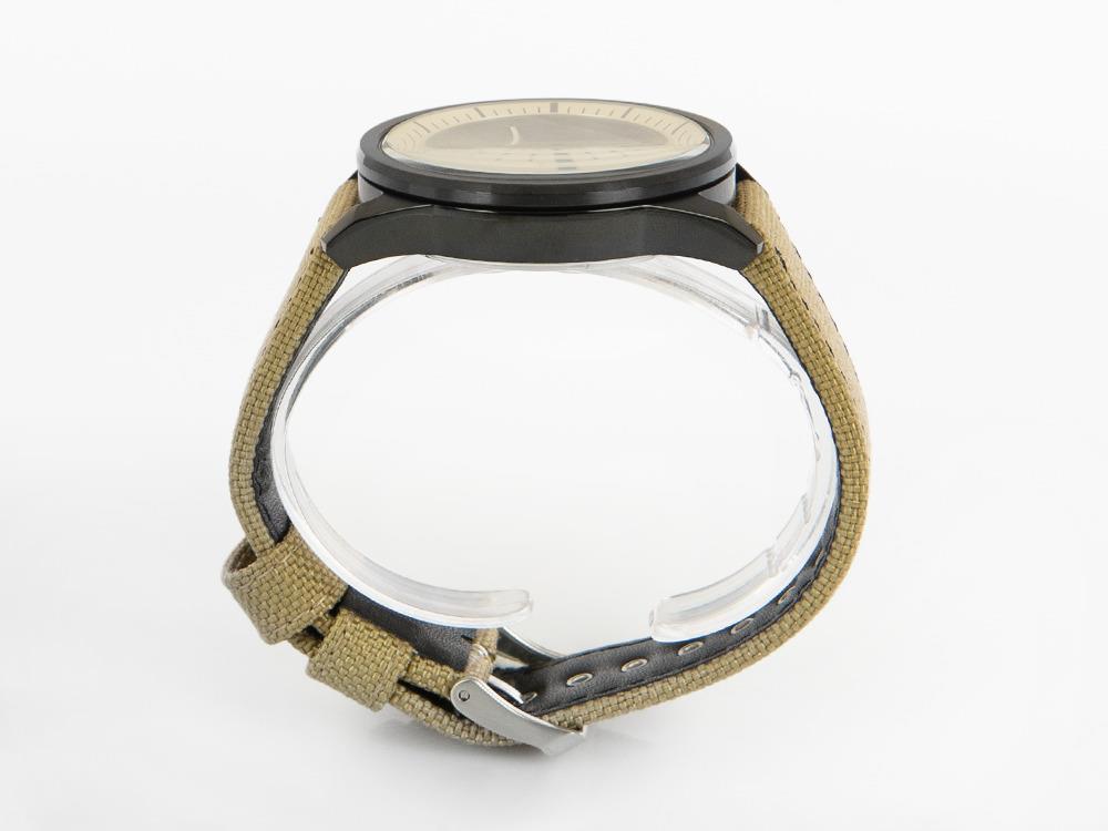 Montre à Quartz Citizen OF Aviator, Beige, 45 mm, Textile, 10 atm, AW1365-19P