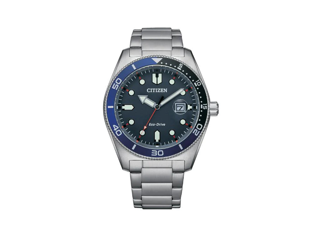 Montre à Quartz Citizen OF, Bleu, 43 mm, 10 atm, AW1761-89L