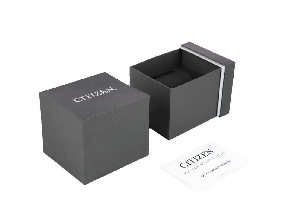 Montre à Quartz Citizen OF, Noir, 43 mm, Caoutchouc, 10 atm, AW1769-10E