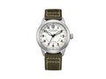 Montre à Quartz Citizen OF, Blanc, 40 mm, Nylon, 10 atm, AW1870-08A