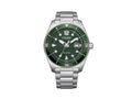 Montre à Quartz Citizen OF Marine 188, Vert, 43 mm, 10 atm, AW1880-55X
