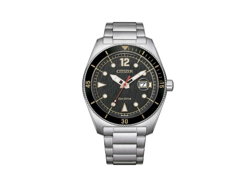 Montre à Quartz Citizen OF Marine 188, Noir, 43 mm, 10 atm, AW1888-53E