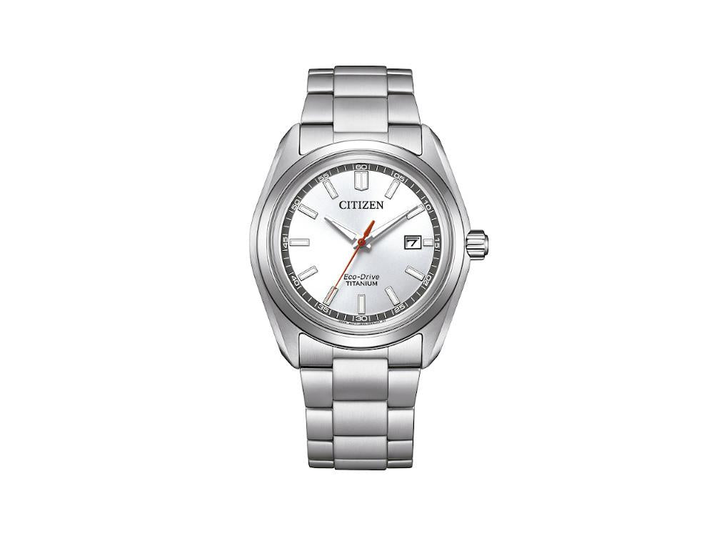 Montre à Quartz Citizen Super Titanium, 40 mm, Blanc, 5 atm , AW1900-50A