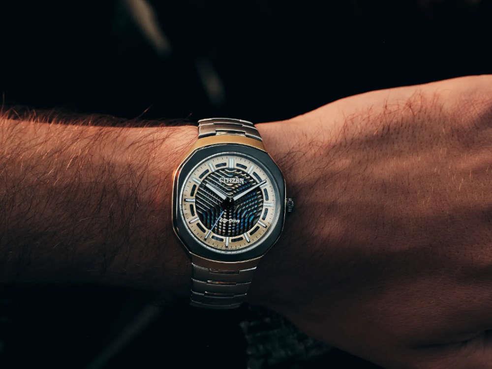 Montre à Quartz Citizen Photon Amber Yellow Eco-Drive Edition Limitée BJ6569-59W