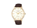 Montre à Quartz Citizen OF, Eco Drive E111, 40 mm, Bracelet en cuir,BM7463-12A
