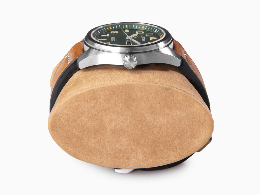 Montre à Quartz Citizen Super Titanium, Eco Drive E101, 42 mm, Vert, BM8560-11X