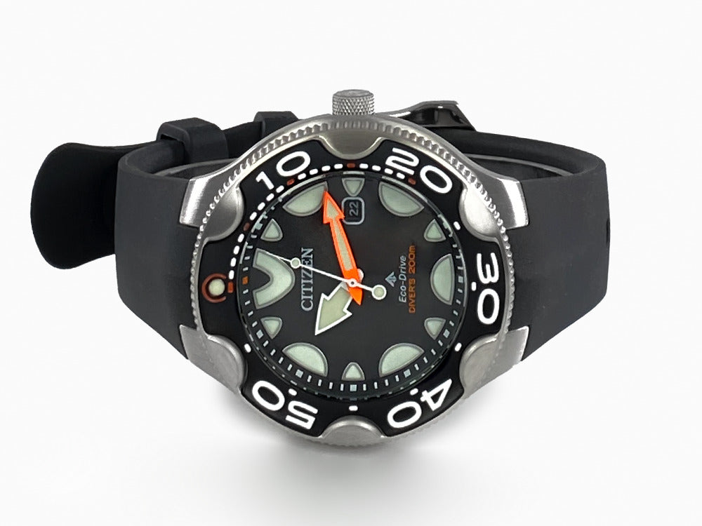 Montre à Quartz Citizen Promaster Orca, 46 mm, Noir, 20 atm, BN0230-04E