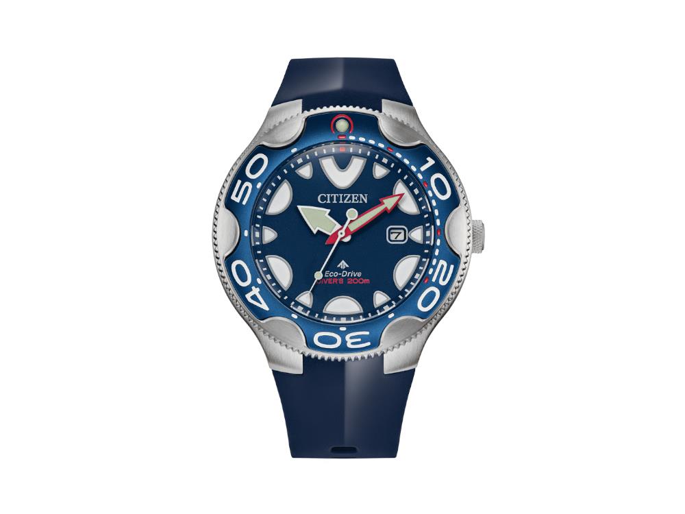 Montre à Quartz Citizen Promaster Orca, 46 mm, Bleu, 20 atm, BN0231-01L