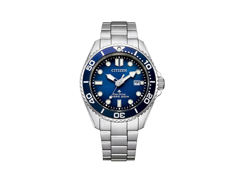 Montre à Quartz Citizen Promaster, 40.5 mm, Bleu, 20 atm, BN0260-54L