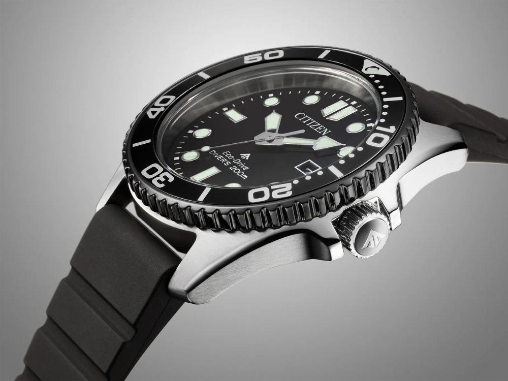 Montre à Quartz Citizen Promaster, 40.5 mm, Noir, 20 atm, BN0266-07E