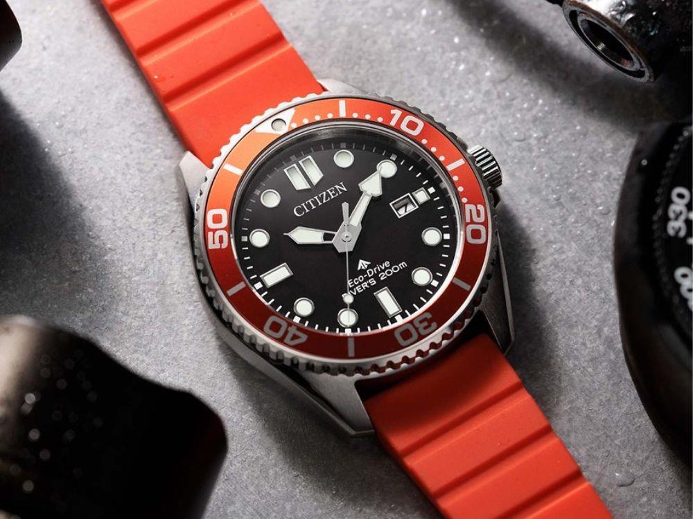 Montre à Quartz Citizen Promaster, 40.5 mm, Noir, 20 atm, BN0268-01E
