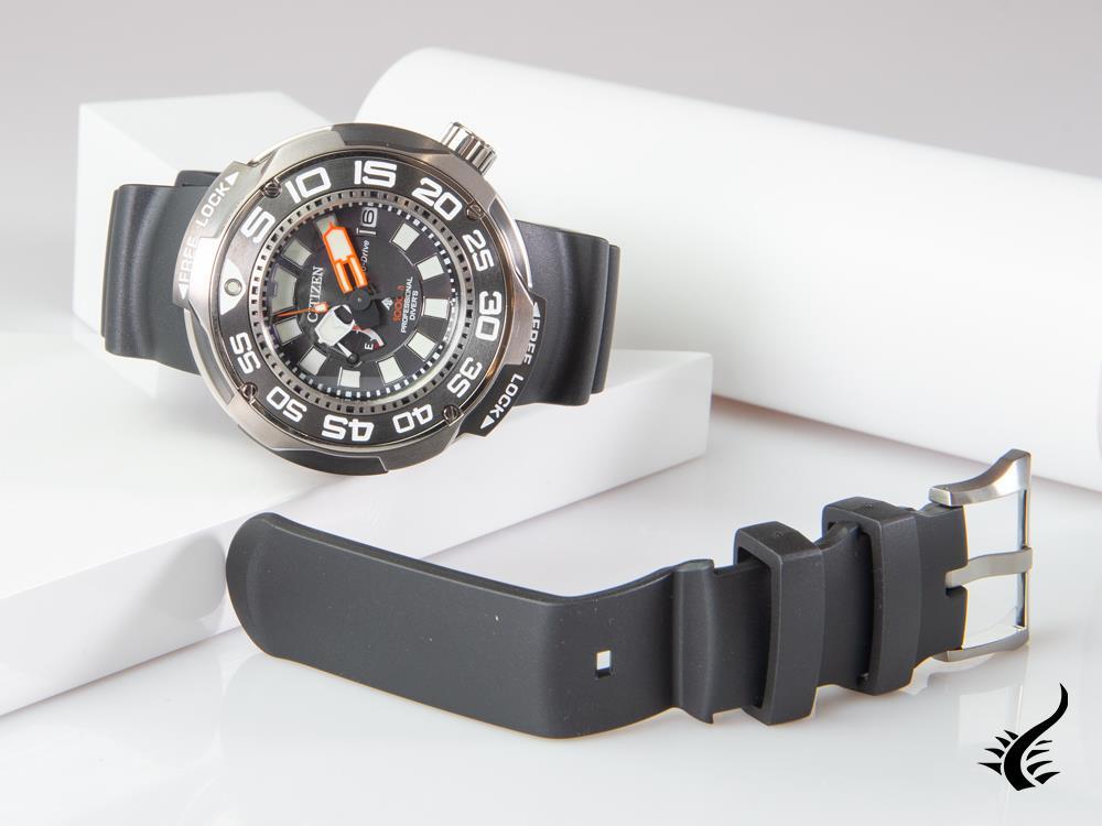 Montre à Quartz Citizen Promaster, J210, 52.5 mm, Noir, 100 atm, BN7020-09E