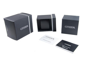 Montre à Quartz Citizen OF, Eco Drive B612, 44 mm, Bracelet en cuir, CA0695-17E
