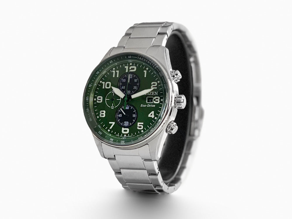 Montre à Quartz Citizen OF, Vert, 43 mm, 10 atm, CA0770-72X